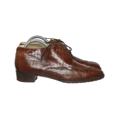 Laced boots (Brown) from Gregor Leather