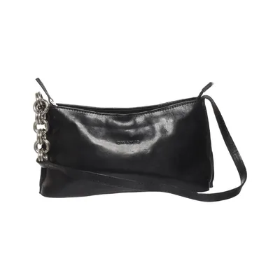 Schoudertas (leather bag · shoulder bag · baguette bag · 90s · Y2K · vintage · retro · indie sleaze · grunge · downtown girl · edgy · alternative · rocker chic · punk · minimalist · biker aesthetic · McBling · cyber Y2K · streetwear · archive fashion · everyday bag) van Okay's Leer