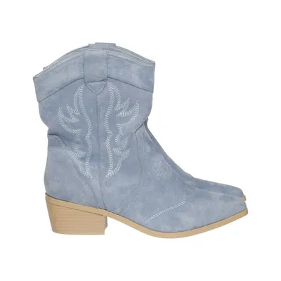 Bottes de cow-boy (Bleu) de Marquiiz Cuir