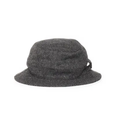 Buckethatt (Svart, Grå) från Wigéns Ull, Polyester thumbnail 1