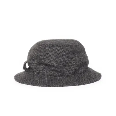 Buckethatt (Svart, Grå) från Wigéns Ull, Polyester thumbnail 3