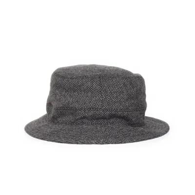 Buckethatt (Svart, Grå) från Wigéns Ull, Polyester thumbnail 4