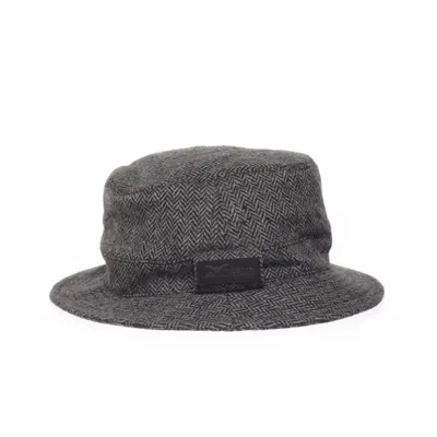 Buckethatt (Svart, Grå) från Wigéns Ull, Polyester thumbnail 2