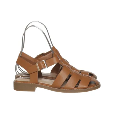 Sandales (Marron) de Super Mode Cuir