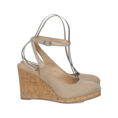 Wedges (Beige) from Graceland Leather