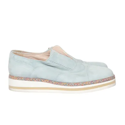 Loafers (Blauw) van Claudia Obert Suède