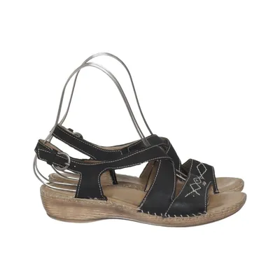 Sandals (Black, Beige) from Primo Piano Leather