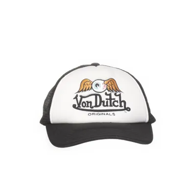 Truckerkeps (Svart, Vit) från Von Dutch Polyester
