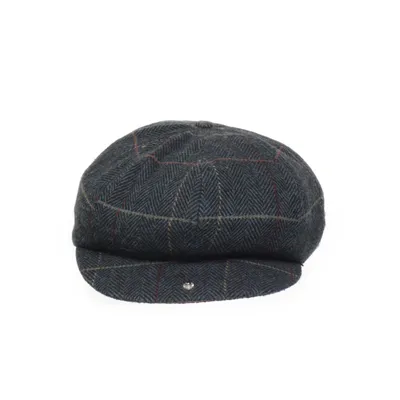 Newsboy cap (Blå, Flerfärgad) från Brixton Polyester, Ull