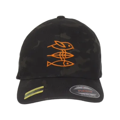 Baseball cap (Black, Multicolored) from Yupoong Cotton, Elastane