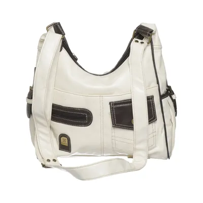 Shoulder-bag (White, Brown) from Ideal
