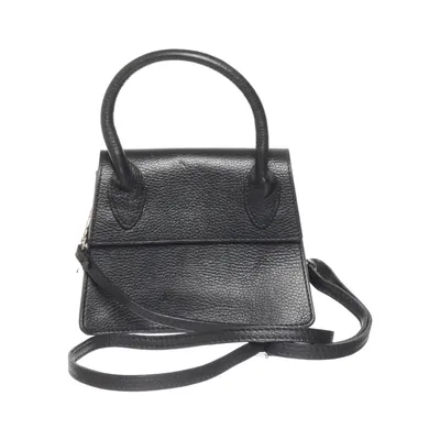 Axelremsväska (Svart) från Borse in Pelle Skinn