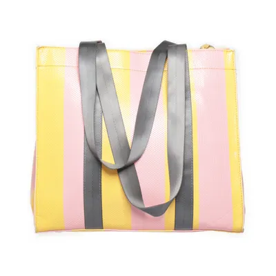 Handväska (Rosa, Gul, Svart) från Pieces Polyester