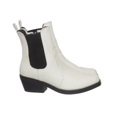 Bottines Chelsea (Blanc) de Rubi Polyuréthane