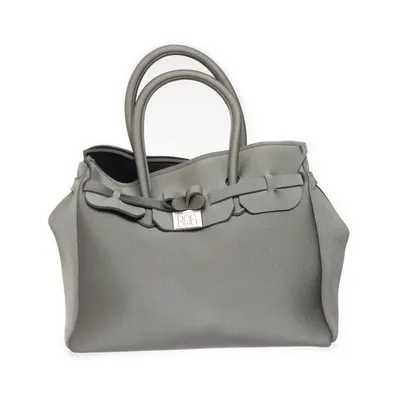 Handväska (Grå) från Save My Bag Elastan, Polyester