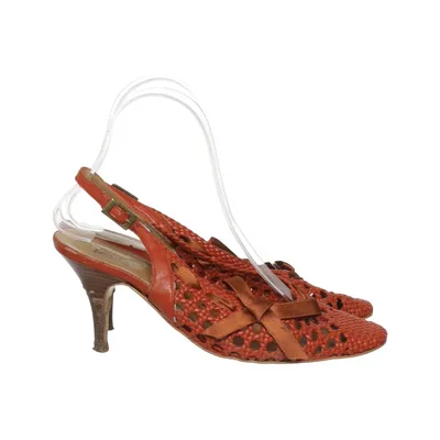 Sandales à talons hauts (Rouge) de Alba Moda Cuir