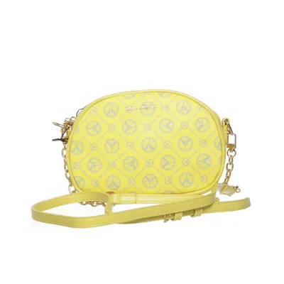 Shoulder-bag (Yellow, Blue) from Carlo Colucci Polyester