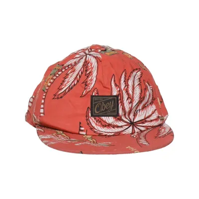 Baseballkeps (Röd, Flerfärgad) från Obey Viskos