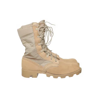 Schnürstiefel (Beige)