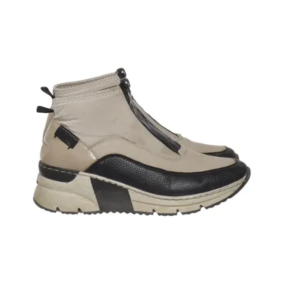 Ankle boots (Beige, Black) from Rieker