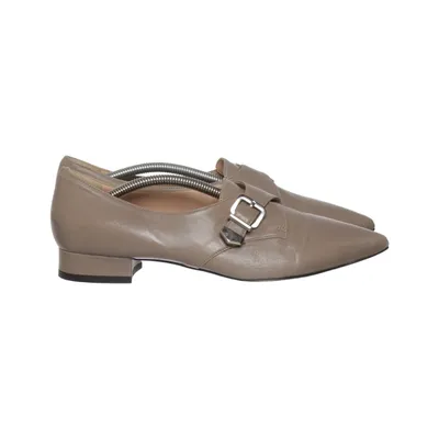 Gespschoenen (Beige) van Alexandra Leer