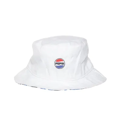 Buckethatt (Vit) från Snocks Bomull, Polyester