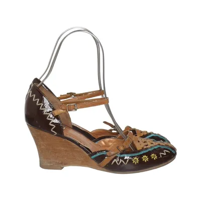 Chaussure compensées (Marron, Multicolore) de Bronx Cuir