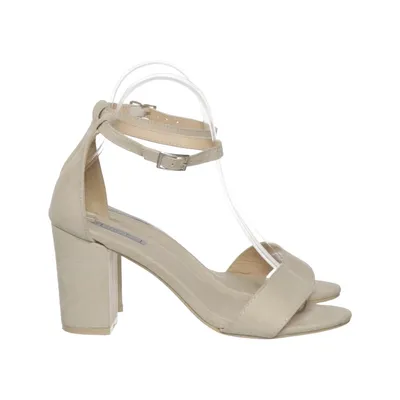 Højhælede sandaler (Beige) fra NLY Shoes