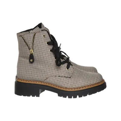 Schnürstiefel (Beige, Schwarz, Mehrfarbig) von Rieker Antistress Leder