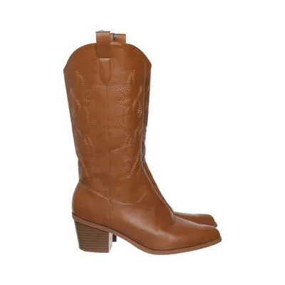 Cowboylaarzen (Bruin) Leer