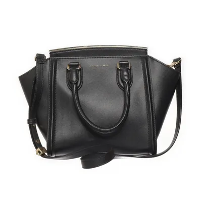 Handväska (Svart, Guldfärgad) från Charles & Keith