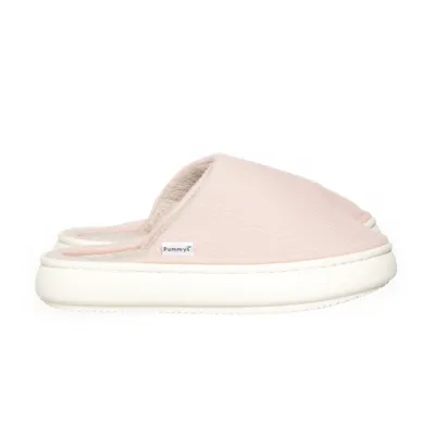 Slippers (Pink, White) from Pummys