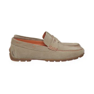 Loafers (Beige) from Geox Respira Suede, Leather