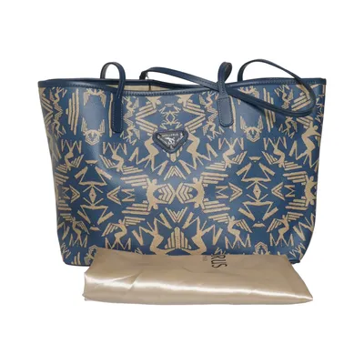 Handbag (Blue, Gold) from Maison Mollerus