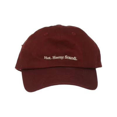 Baseball-Mütze (Rot) von Hot. Horny. Scandi.