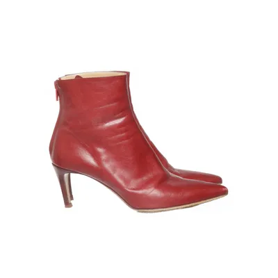 Heeled boots (Red) from Enrico Antinori Leather