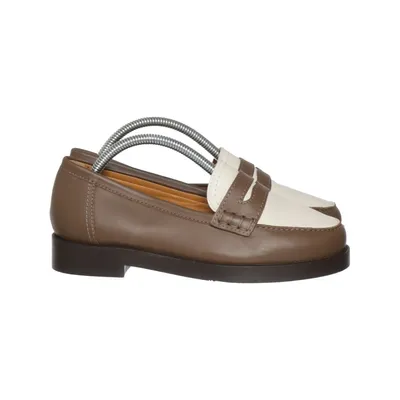 Loafers (Bruin, Wit) van Les Souliers Sézane Leer