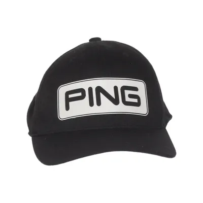 Honkbalpet (Zwart, Wit) van Ping Elastaan, Polyester