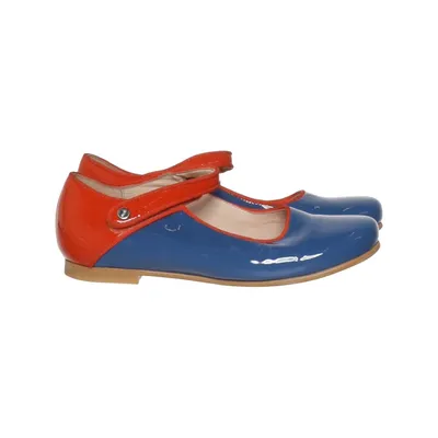 Ballet flats (Blue, Red) from Jacadi Leather