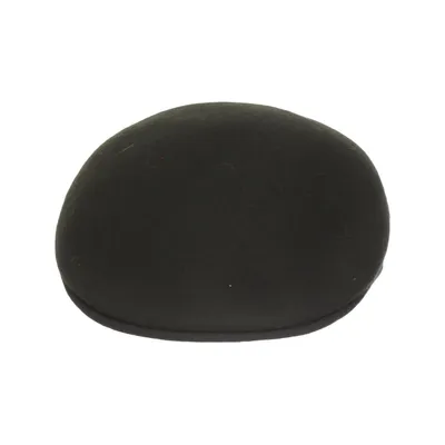 Flat cap (Black) from Made in italy Wool