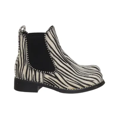 Bottines Chelsea (Noir, Blanc) de Chicoree