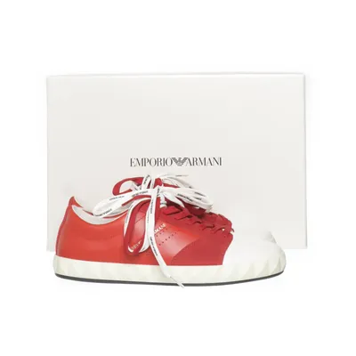 Sneakers (Vit, Röd) från Emporio Armani Skinn
