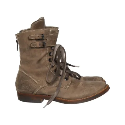 Veterlaarzen (Beige) van Navy & Navy Leer
