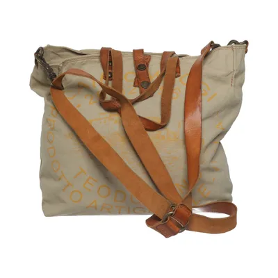 Axelremsväska (Beige, Brun) från Campomaggi Bomull