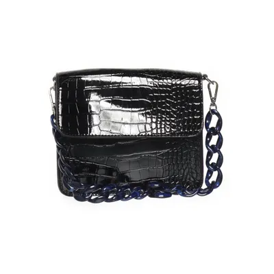 Handbag (Black, Blue) from Hvisk Polyester