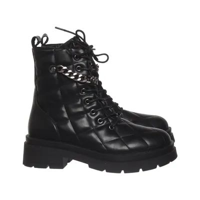 Bottes à lacets (Noir) de Tata Italia Cuir