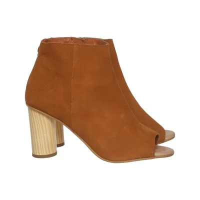 Bottes à talons (Marron) de Sixtyseven Polyuréthane