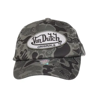 Truckerkeps (Grå, Svart, Flerfärgad) från Von Dutch Polyester