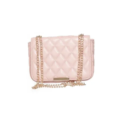 Axelremsväska (Rosa) från Glitter Polyester, Polyuretan