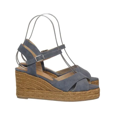Chaussure compensées (Bleu) de Castañer